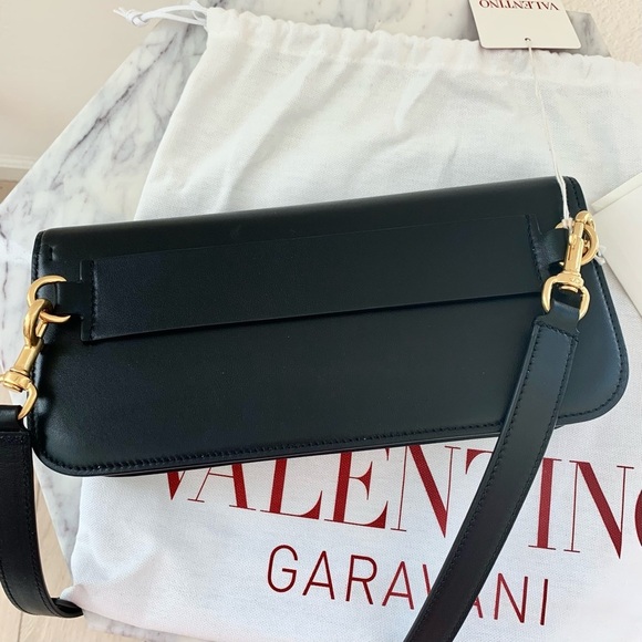 [🌟 PRICE FIRM] Valentino V-Logo Loco Convertible Clutch Crossbody Shoulder Bag - Picture 10 of 16